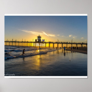 Póster Sunset@Huntington Beach,CA