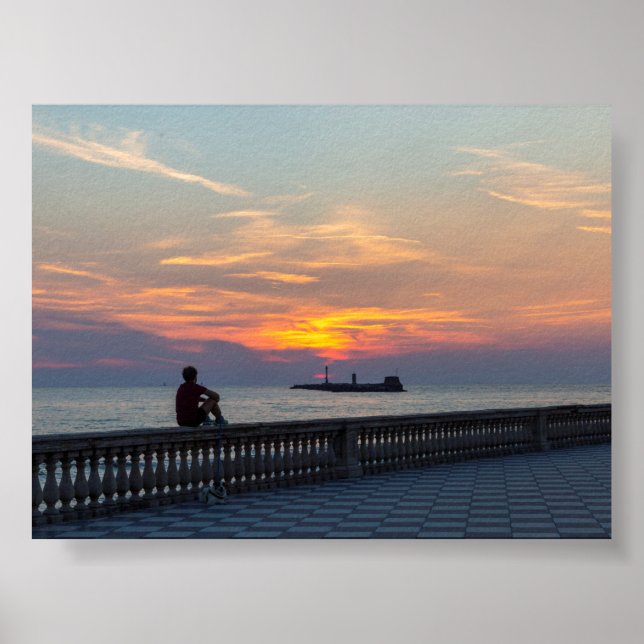Póster Sunset in Livorno (Frente)