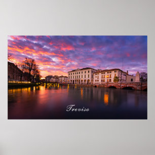 Póster Sunset in Treviso