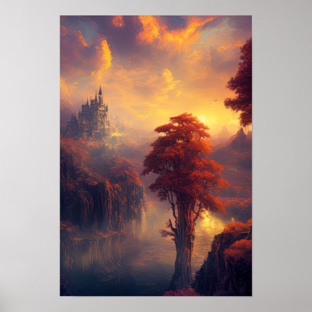 Póster Sunset Kingdom, The Enchanted Castle (Frente)