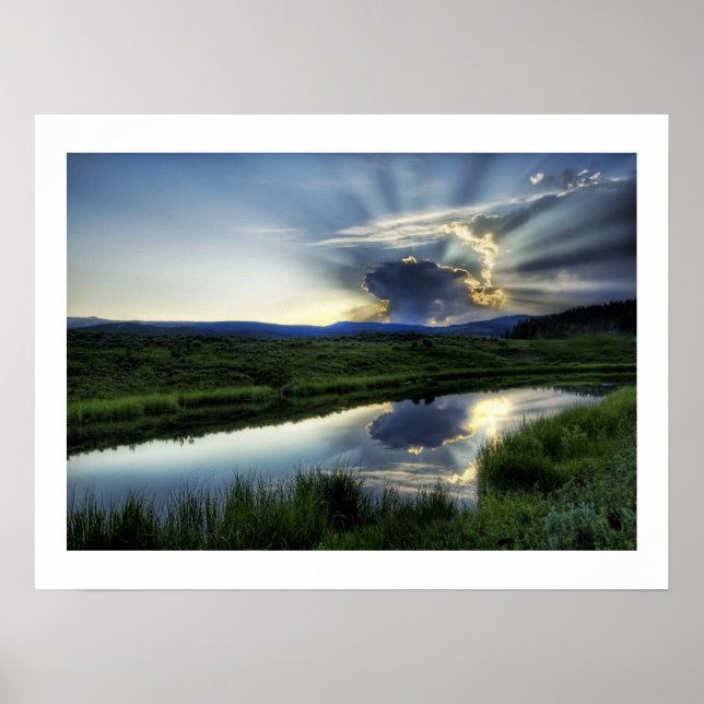 Póster Sunset Mushroom Cloud (Frente)