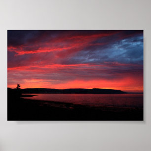 Póster Sunset Nova Scotia