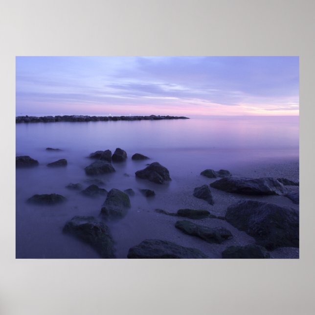 Póster Sunset Ocean Poster (Frente)