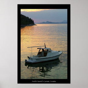 Póster Sunset on Cavtat Bay