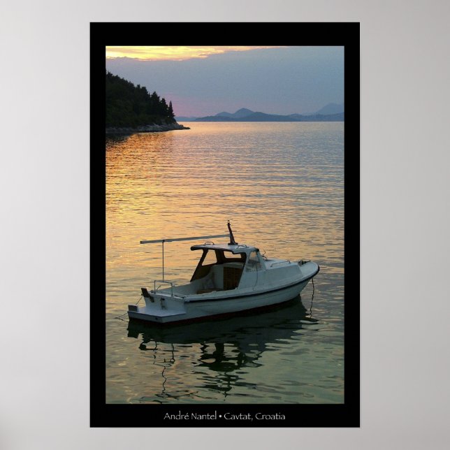 Póster Sunset on Cavtat Bay (Frente)