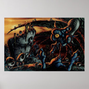 Póster Sunset on the Hill