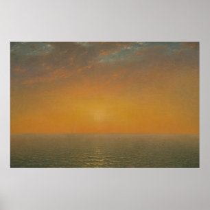 Póster Sunset on the Sea