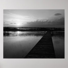 Póster Sunset over Banks Channel