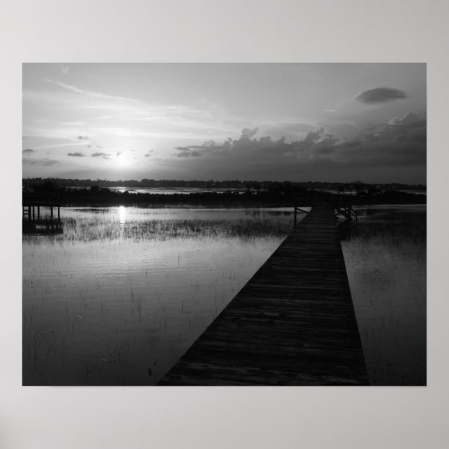 Póster Sunset over Banks Channel (Frente)