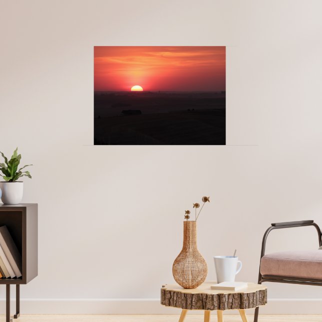 Póster Sunset over the Palouse (Salón 3)