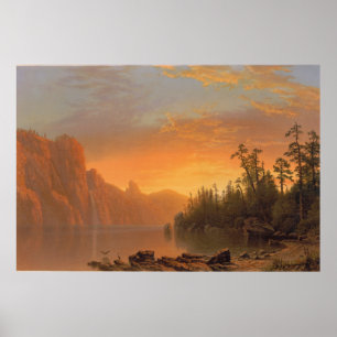 Póster Sunset (paisaje de California)