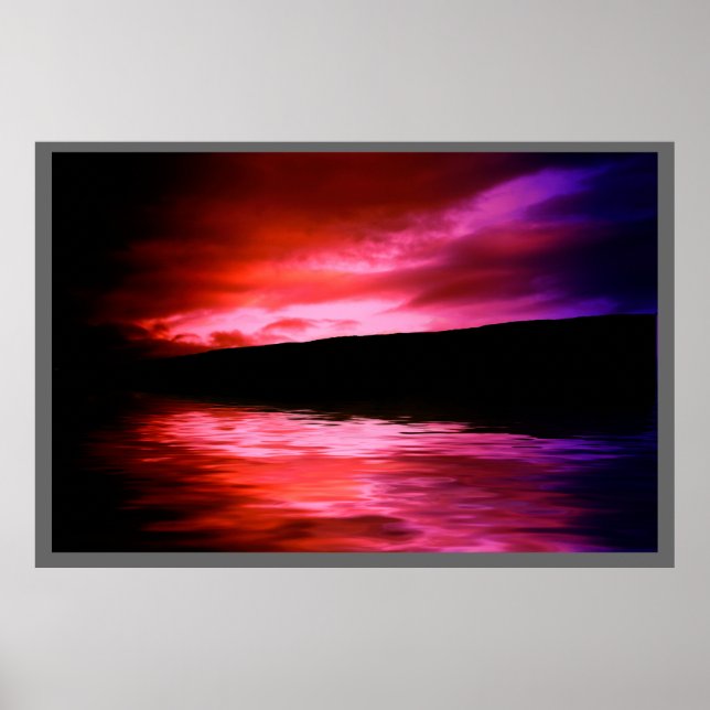 Póster Sunset Silhouette (Frente)