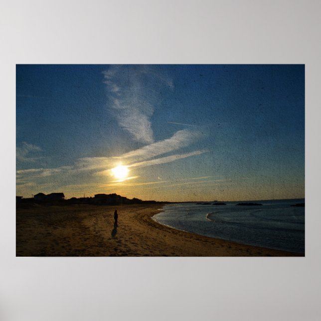 Póster Sunset texturizado por Shirley Taylor (Frente)