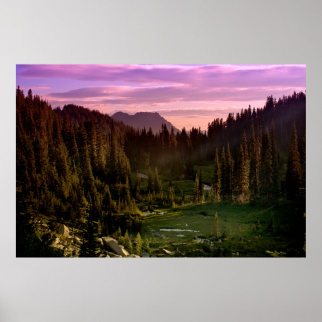 Póster Sunset Valley (Frente)