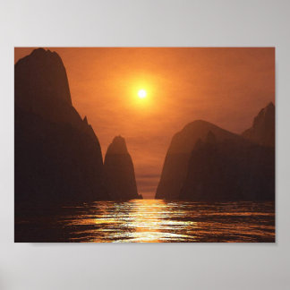 Póster Sunset vietnamita