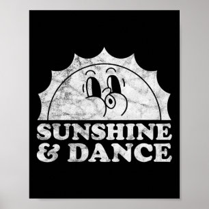 Póster Sunshine and Dance Retro Vintage Danzance