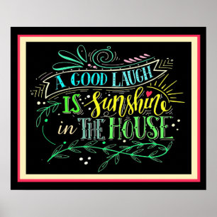 Póster Sunshine and Laughter Poster