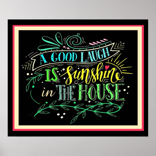 Póster Sunshine and Laughter Poster (Frente)