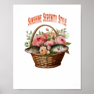 Póster 🌸 Sunshine Basket Bliss 🌸