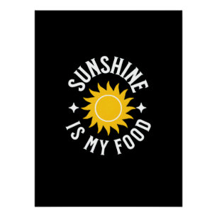 PÓSTER SUNSHINE ES MI COMIDA