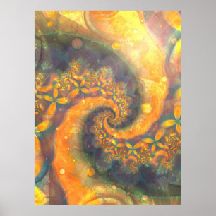 Póster Sunshine Grabado en relieve