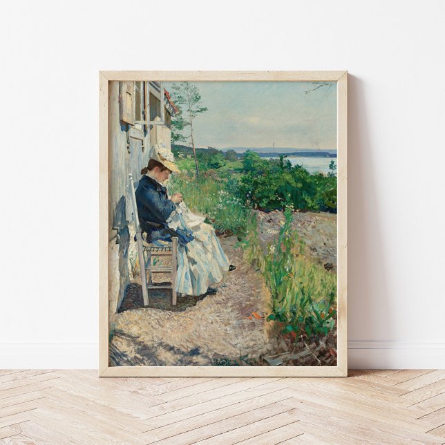 Póster Sunshine, Kalvøya | Eilif Peterssen (Subido por el creador)