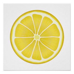 Póster Sunshine Lemon Wall Art