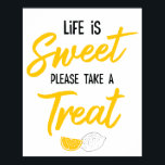 Póster Sunshine Lemonade and Fun Stand Birthday Treat<br><div class="desc">When you shop at Graphic Love Shop you support small business! And yes I do a happy dance when I receive your order ;)
Thank you! - Samantha

Find more Graphic Love Shop designs at:
Facebook.com/GraphicLoveShop
Use #GraphicLoveShop on social media

Copyright © Graphic Love Shop</div>