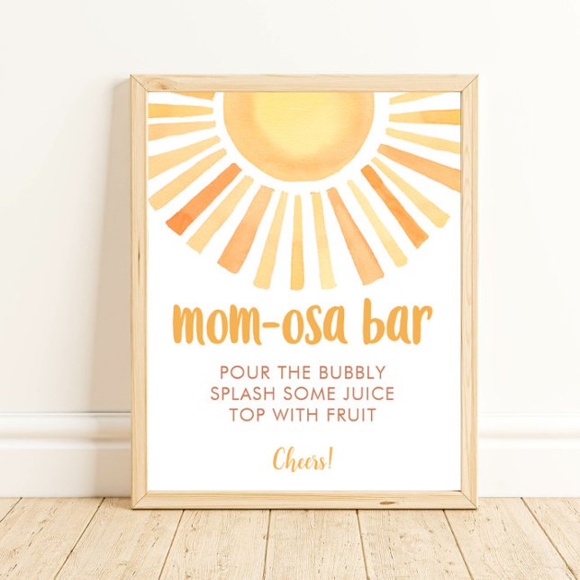 Póster Sunshine mamá-osa bar género neutra ducha bebé (Subido por el creador)