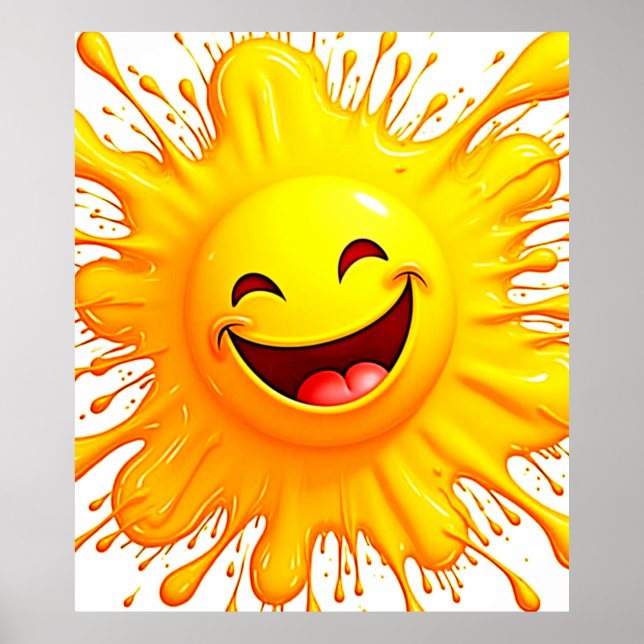 Póster Sunshine Smiles: Bursting Joy (Frente)