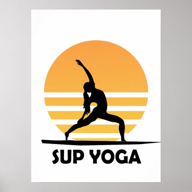 Póster SUP Yoga Stand Up Paddling (Frente)