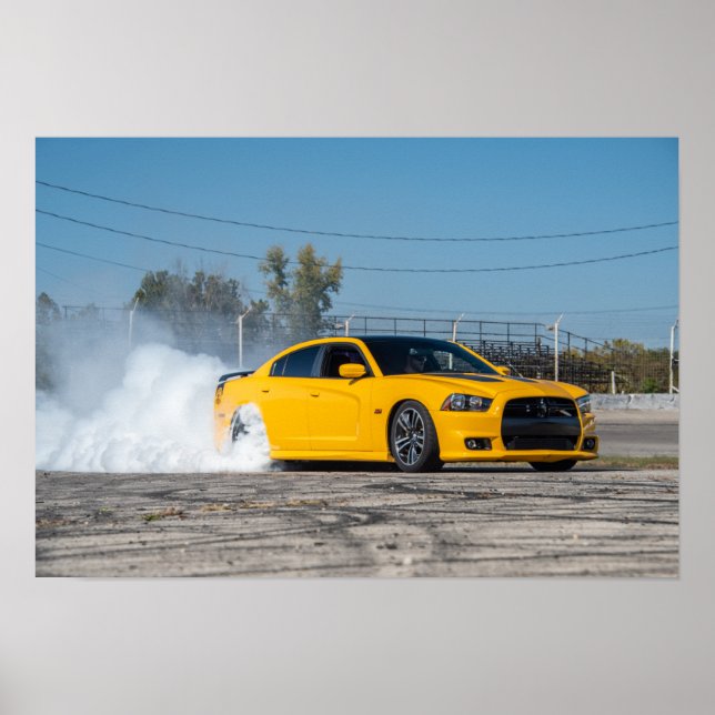 Póster Super Bee Burnout (Frente)