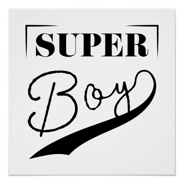Póster Super Boy (Anverso)