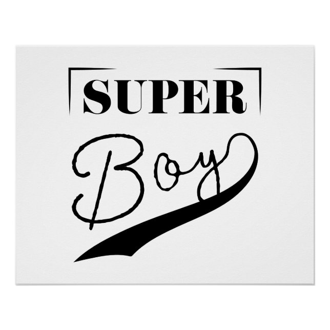 Póster Super Boy (Anverso)