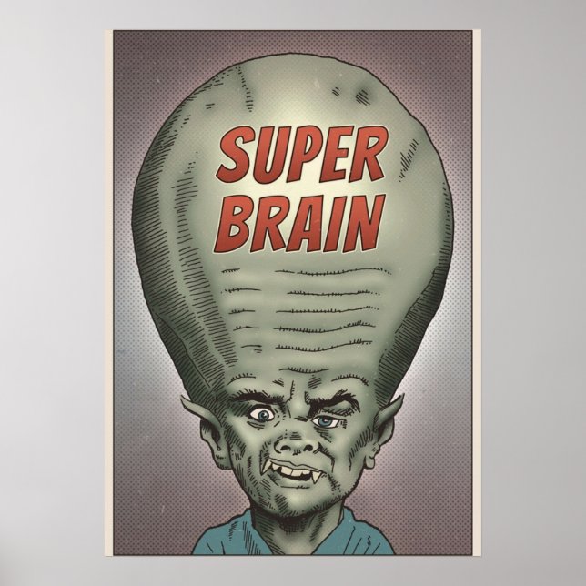 Póster Súper Cerebro (Frente)