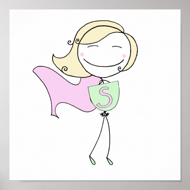 Póster Super Chica Blonde (Frente)