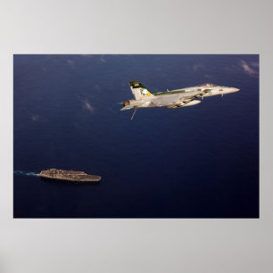 Póster Super Cuerno F/A-18E