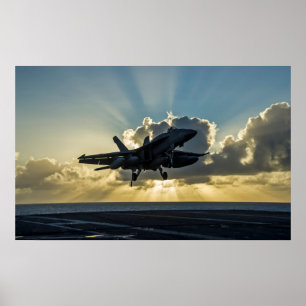 Póster Super Cuerno F/A-18E