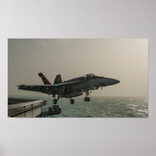 Póster Super Cuerno F/A-18E