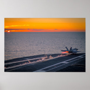 Póster Super Cuerno F/A-18E