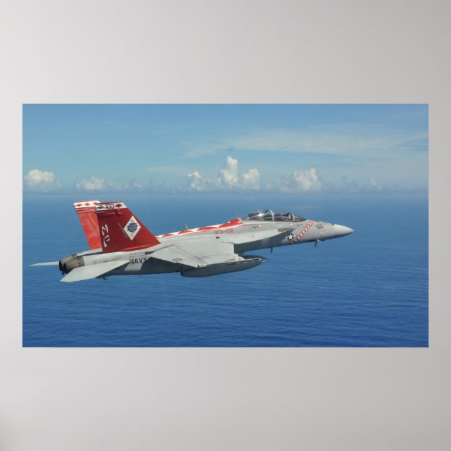 Póster Super Cuerno F/A-18F (Frente)