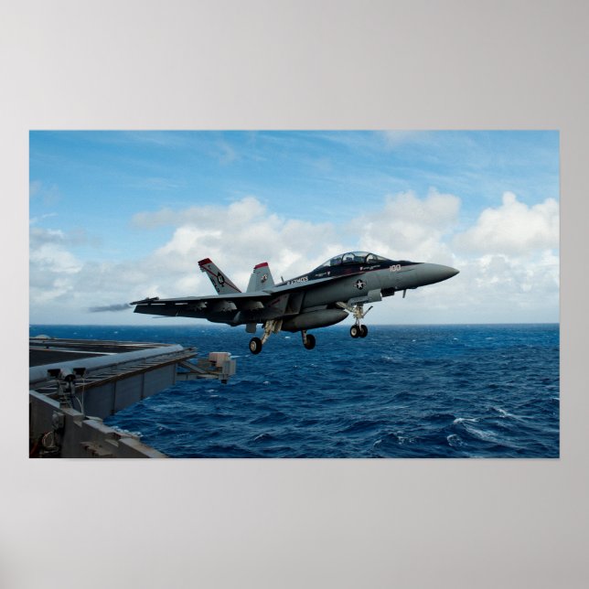 Póster Super Cuerno F/A-18F (Frente)