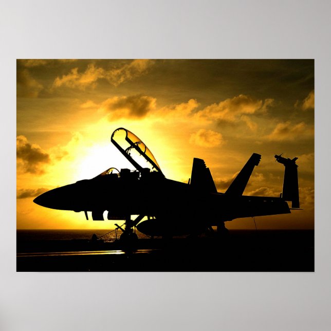 Póster Super Cuerno F/A-18F (Frente)