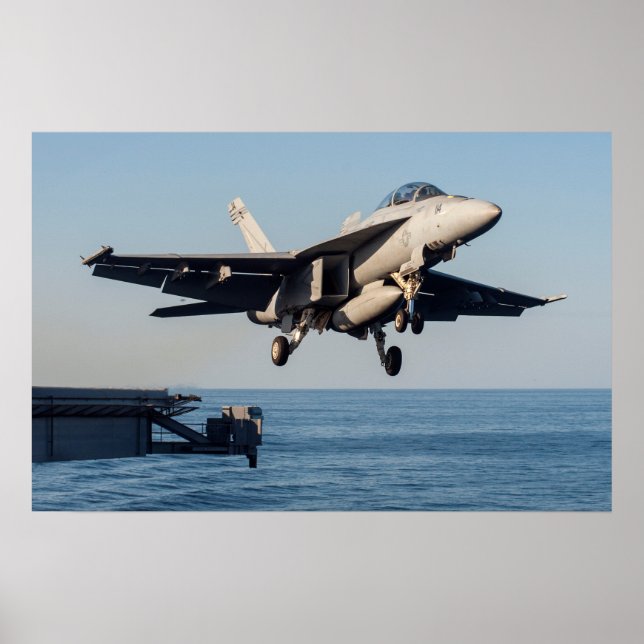 Póster Super Cuerno F/A-18F (Frente)