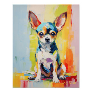 Póster Super Cute Chihuahua Dog Puppy 002 - Xeno Lucilfer