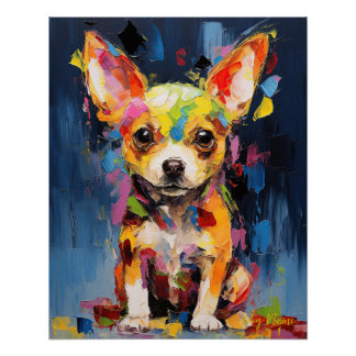 Póster Super Cute Chihuahua Dog Puppy 005 - Xeno Lucilfer