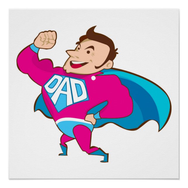PÓSTER SUPER DAD (Anverso)
