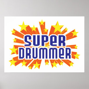 Póster Super Drummer