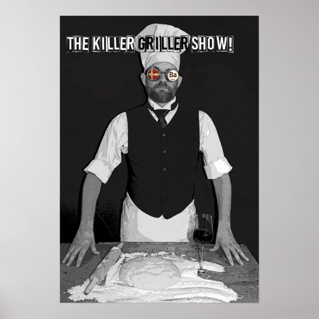 Póster ¡Super Guay Griller Food Poster! (Frente)