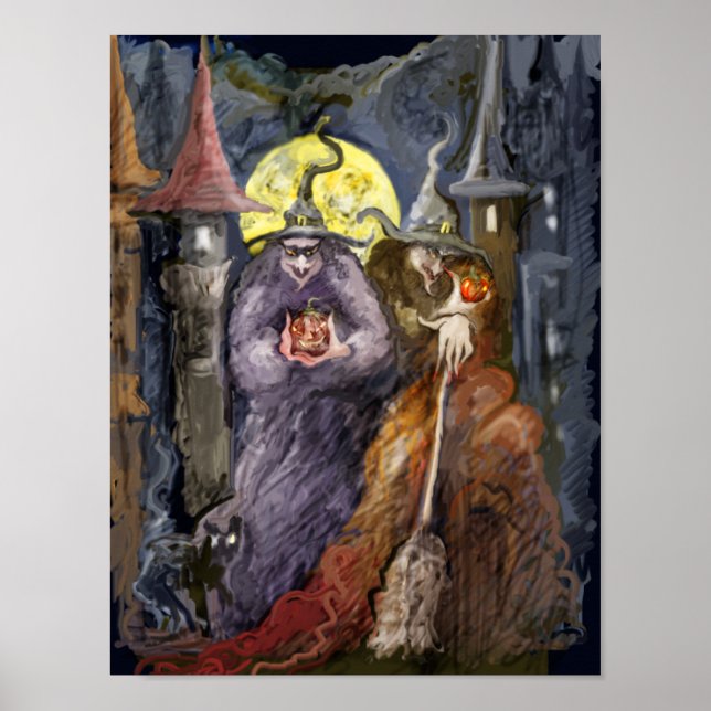 Póster * Super halloween witchs * (Frente)